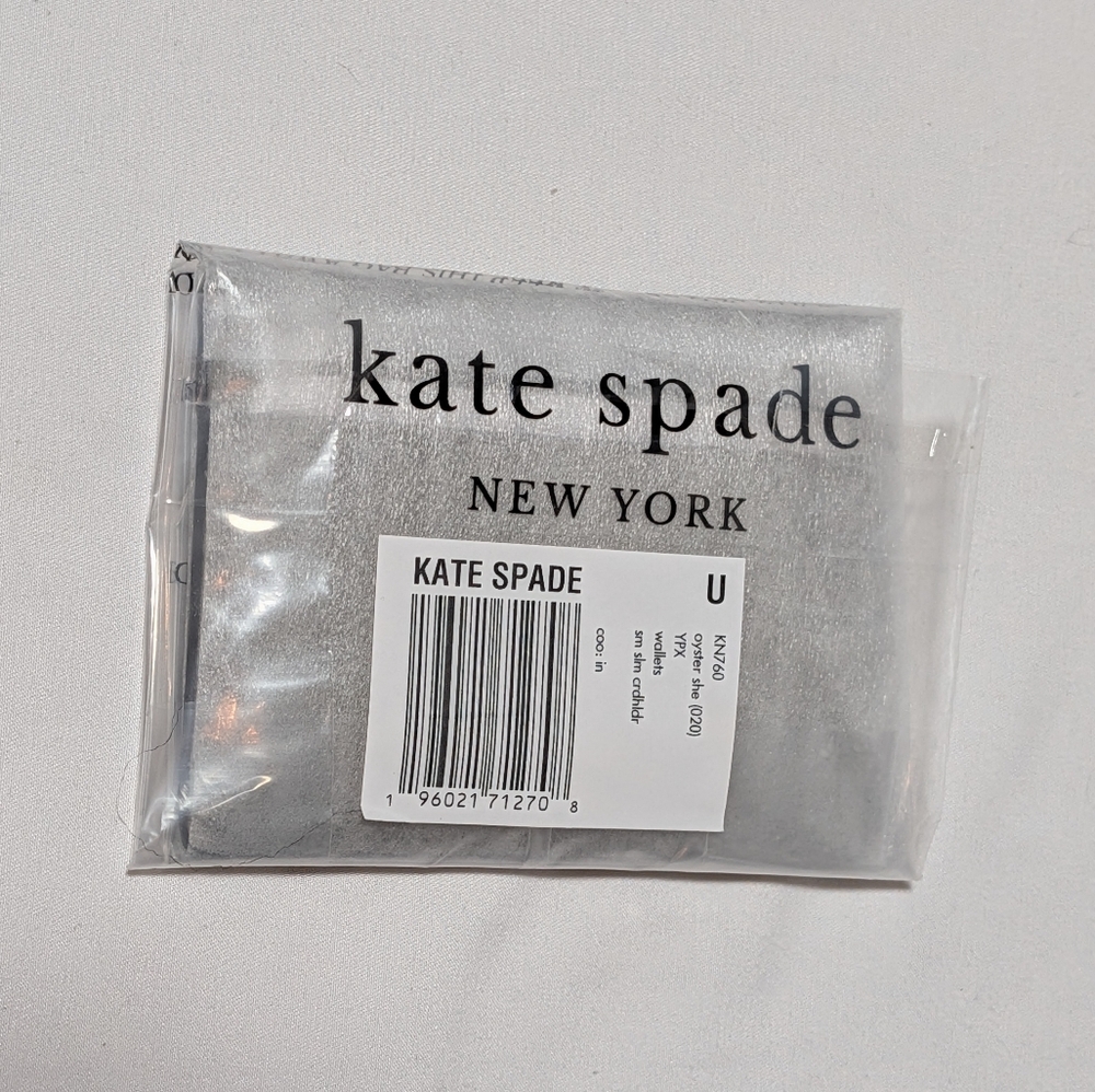 Kate Spade New York Saffiano Leather Slim Card Holder Wallet NWT - Picture 4 of 4
